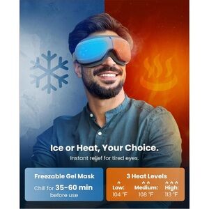 Bob and Brad Eye Massager with Heating and Cooling